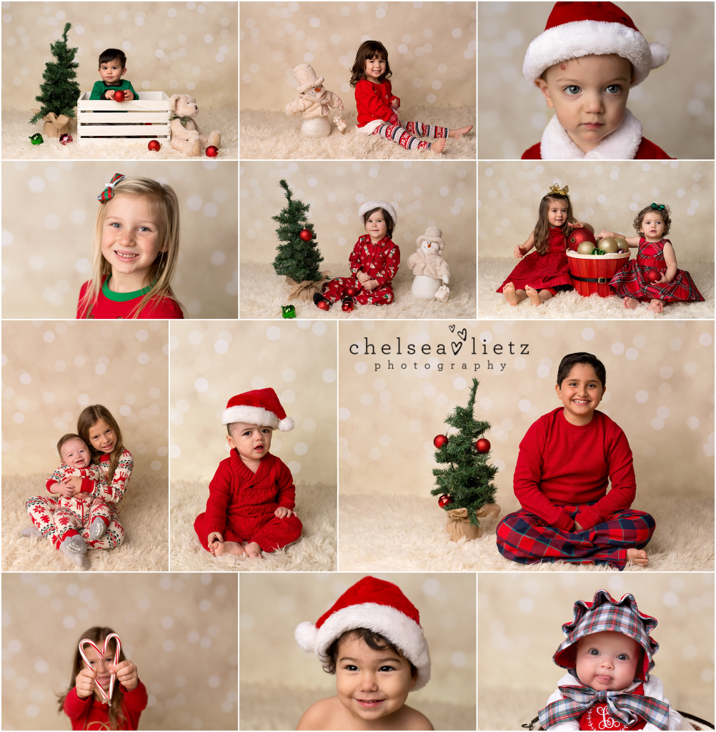 baby christmas photos in San Antonio