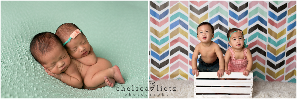 twin baby photographer in San Antonio | Chelsea Lietz Photography