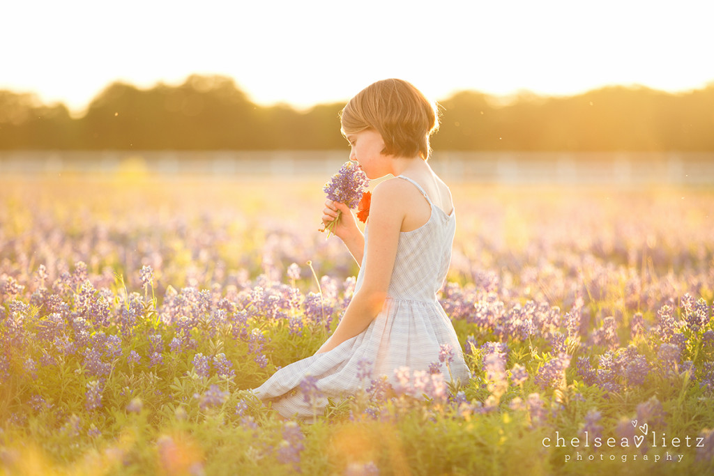 Chelsea Lietz Photography | San Antonio bluebonnet portraits for children