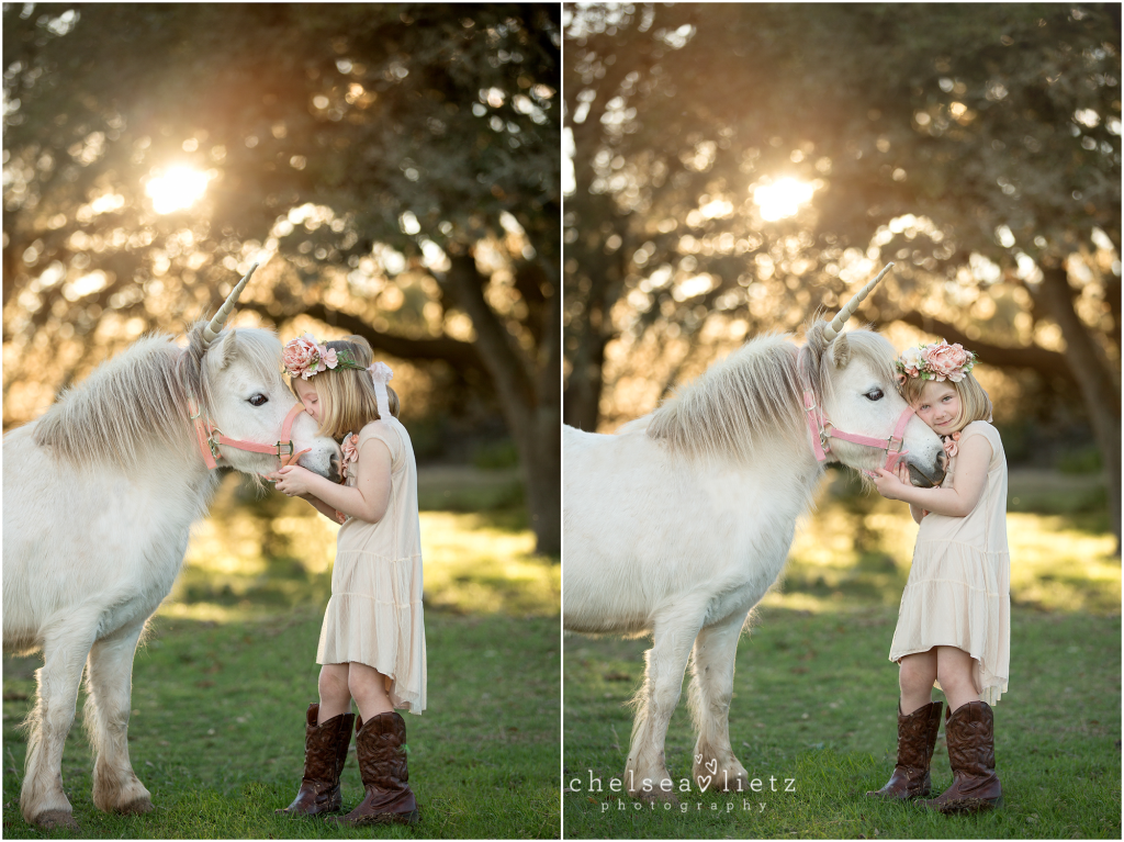 unicorn and pony photos for children | San Antonio photographer