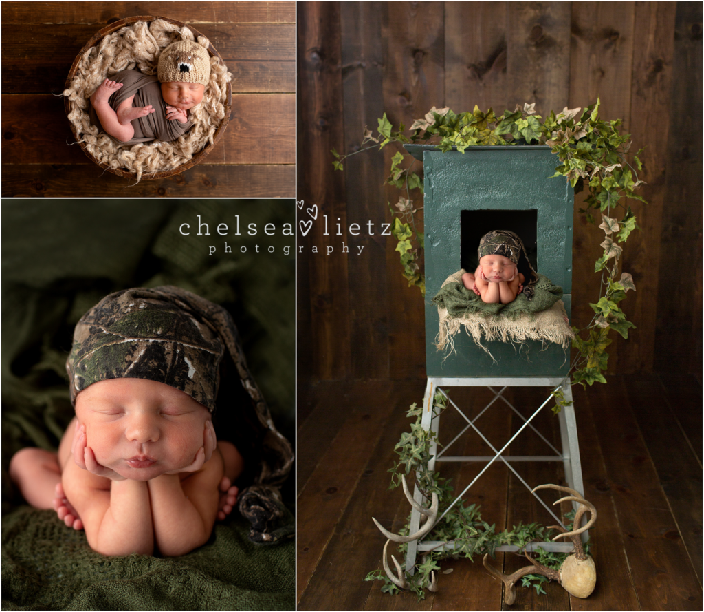 hunting baby photos | Chelsea Lietz Photography