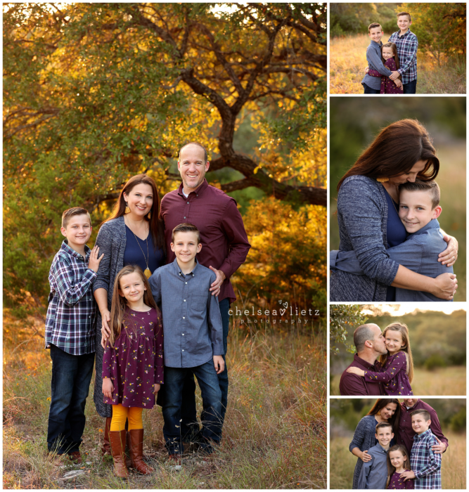 fall family photos in san antonio