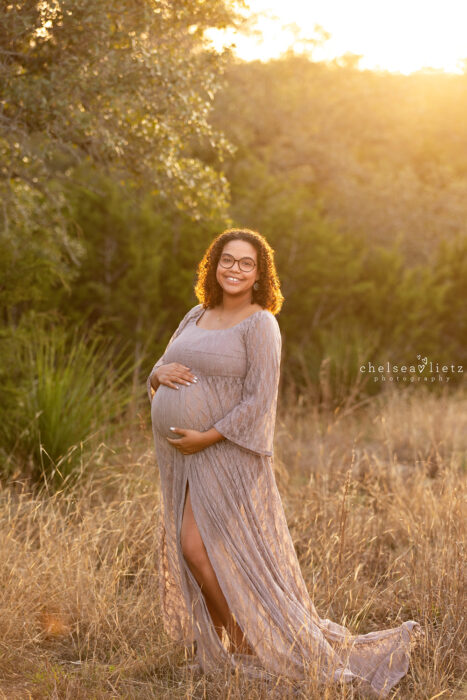 maternity photos san antonio bulverde sunset