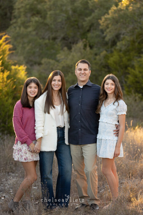 san antonio family photos golden hour